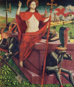 A ressurreição, do retábulo de Santo Estêvão, c.1470